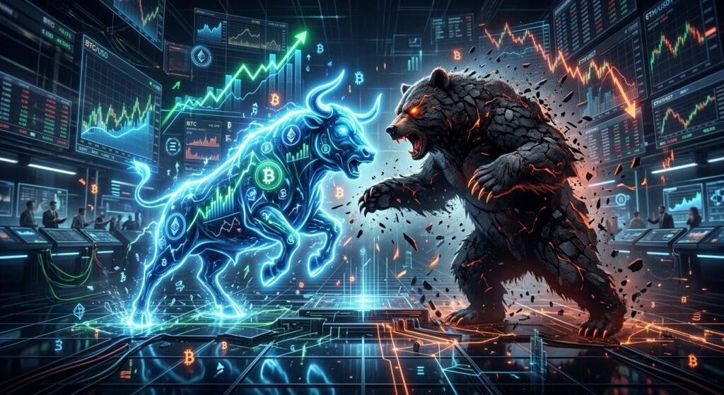 Ayı ve boğa sezonu kripto para piyasası